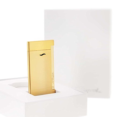 S.T. Dupont SLIM 7 golden brushed Jet Lighter