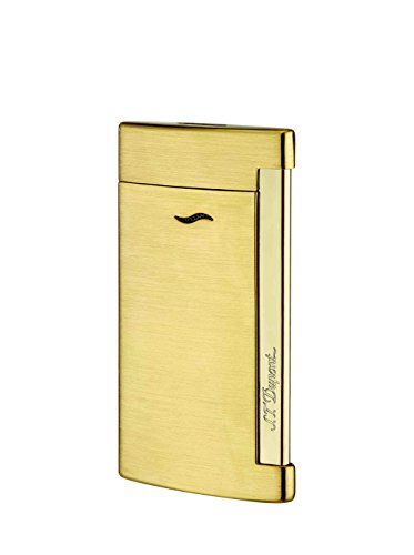 S.T. Dupont SLIM 7 golden brushed Jet Lighter