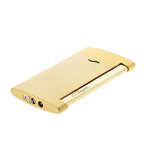 S.T. Dupont SLIM 7 golden brushed Jet Lighter