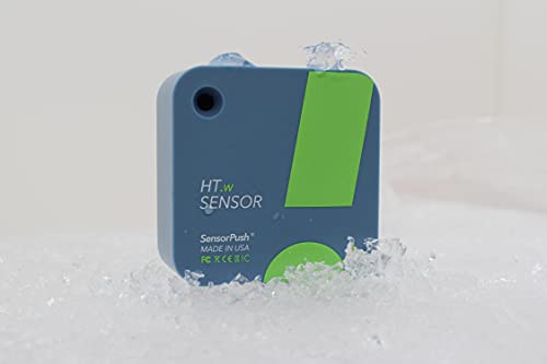 SensorPush HT.w Wireless Thermometer/Hygrometer Water-Resistant for iPhone/Android. USA Made Indoor/Outdoor Humidity/Temperature/Dewpoint/VPD Monitor/Logger. Smart Sensor with Alerts