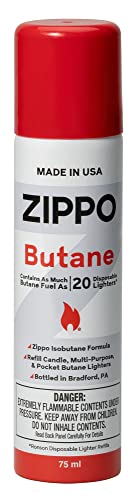 Zippo 3807 Butane Fuel, 75 ml Packaging May Vary. Lighters