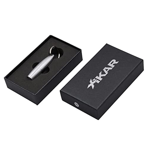 Xikar Pull Out Punch, Razor Sharp 9mm Cigar Punch, Silver