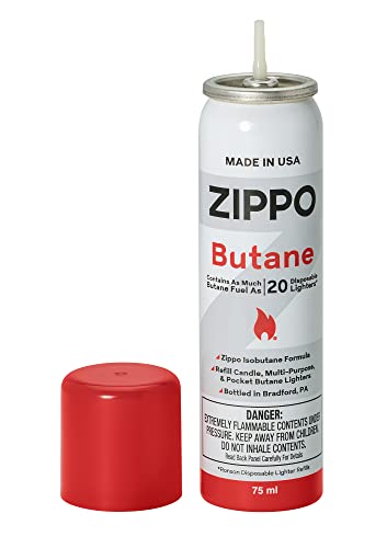 Zippo 3807 Butane Fuel, 75 ml Packaging May Vary. Lighters