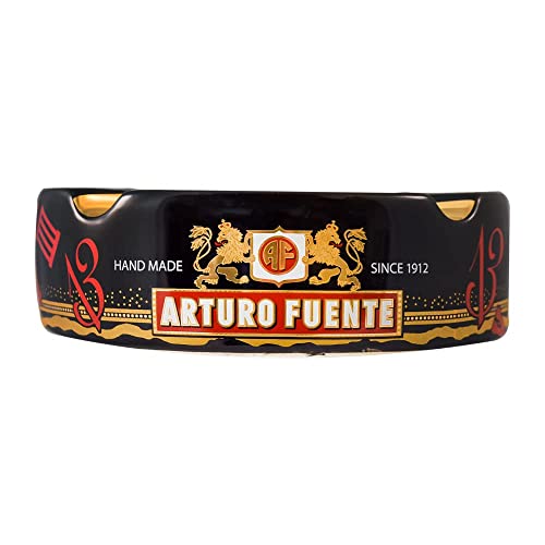 Limited Edition Large 8.75" Arturo Fuente Porcelain Cigar Ashtray Black