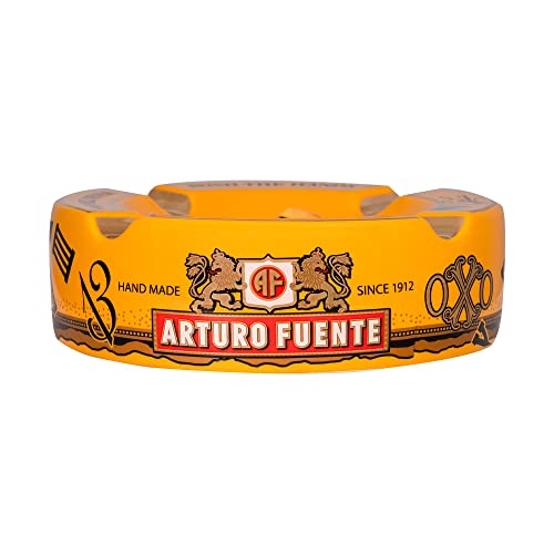 Limited Edition Large 8.75" Arturo Fuente Porcelain Cigar Ashtray Yellow