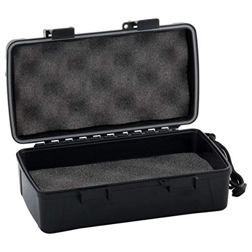 Xikar Cigar Travel Carrying Case, Holds 10 Cigars, Includes 1 Humidifier, Watertight, Crushproof, Model 210Xi, Black