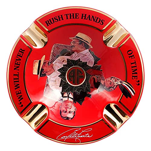 Limited Edition Large 8.75" Arturo Fuente Porcelain Cigar Ashtray Red